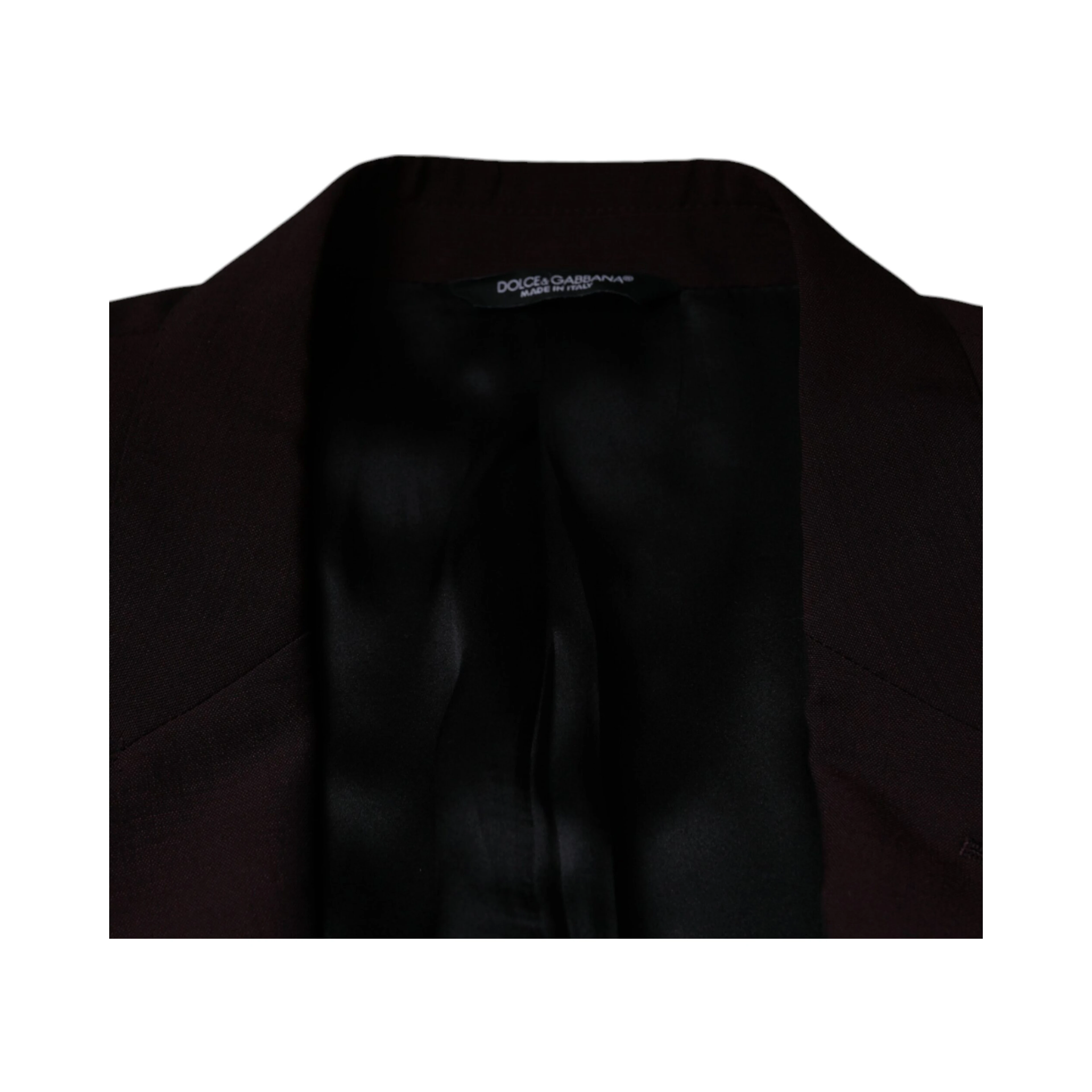 Bordeaux Wool Single Breasted Dress Blazer