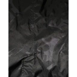 Multicolor Camouflage Collared Coat Jacket