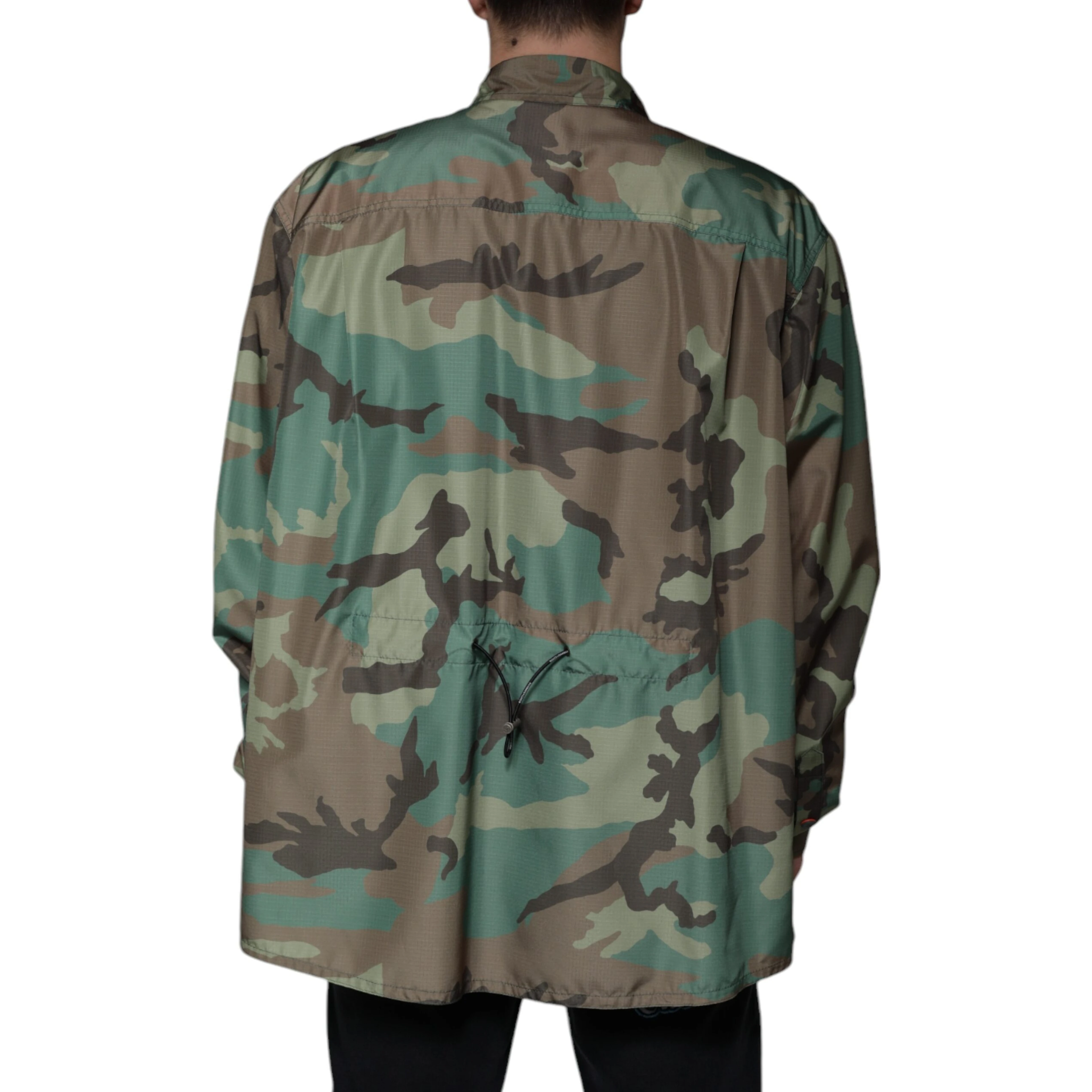 Multicolor Camouflage Button Down Shirt