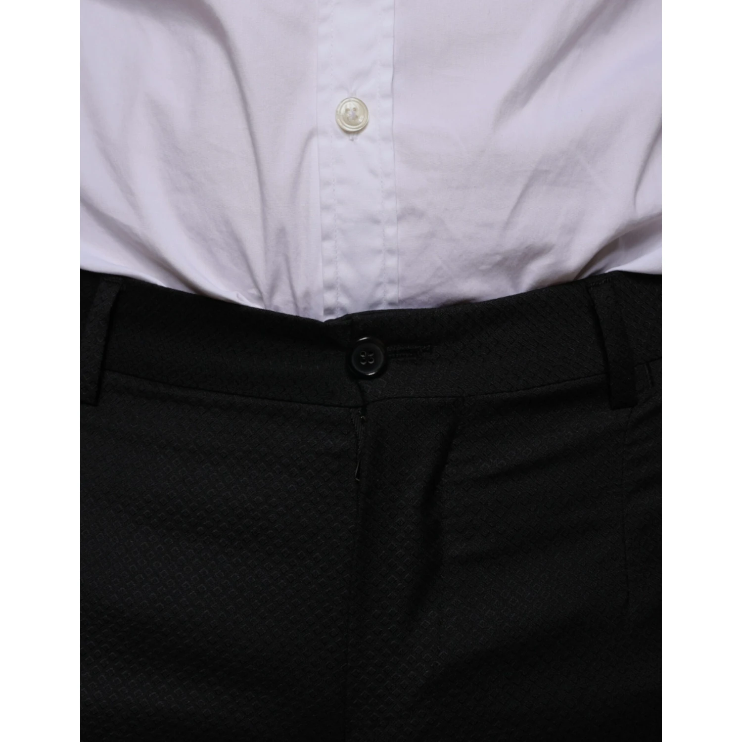 Black Wool Skinny Dress Formal Pants