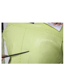 Green Cotton Collared Men Button Down Shirt