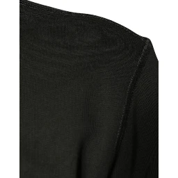 Army Green DG Crown Crew Neck Pullover Sweater