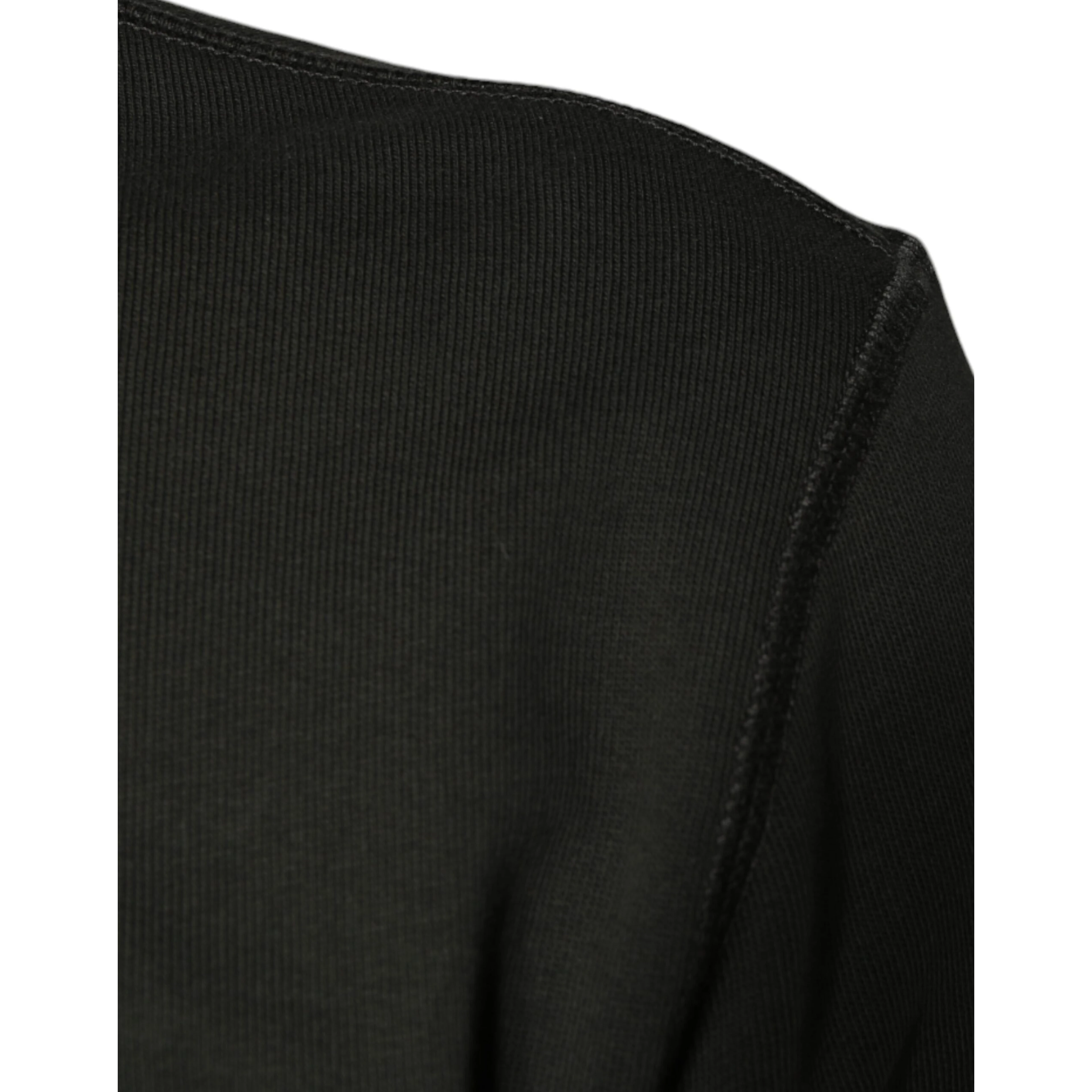 Army Green DG Crown Crew Neck Pullover Sweater
