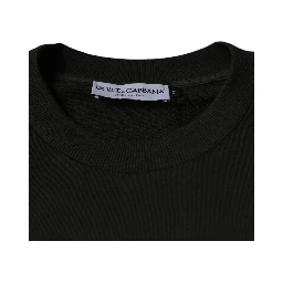 Army Green DG Crown Crew Neck Pullover Sweater