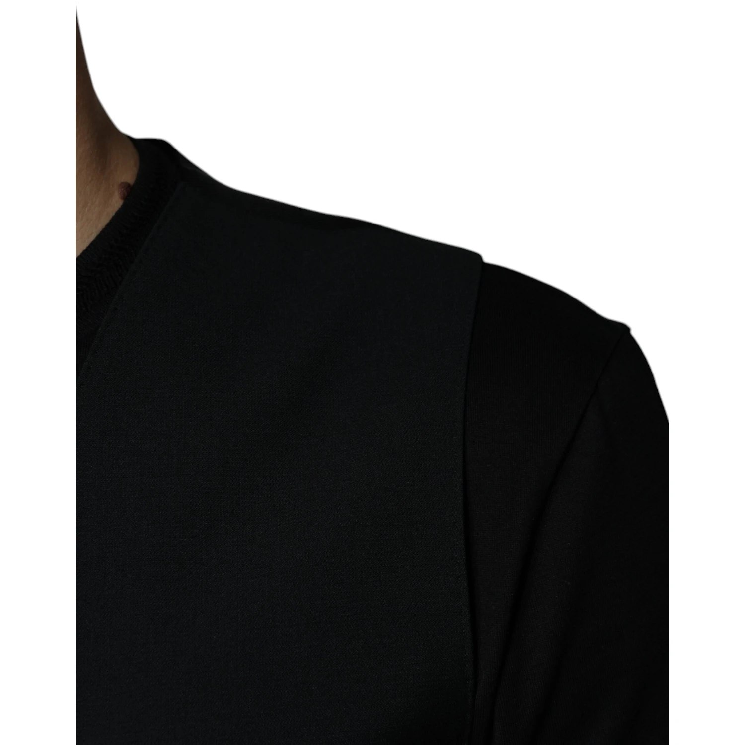Black Wool Formal Dress Men Waistcoat Vest