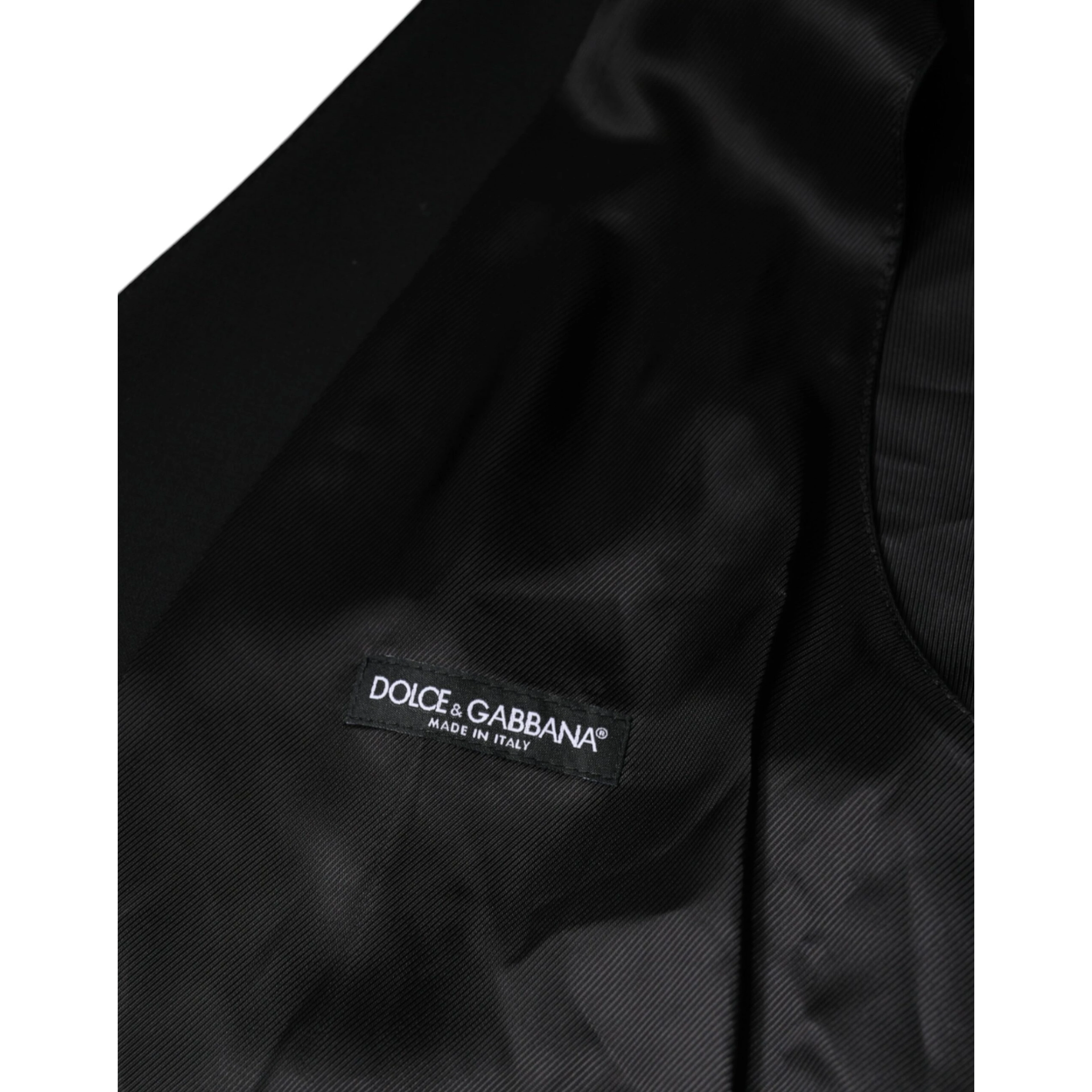 Black Wool Formal Dress Men Waistcoat Vest