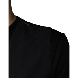 Black Wool Waistcoat Dress Formal Vest