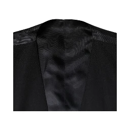 Black Wool Waistcoat Dress Formal Vest