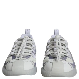 White Silver Low Top NS1 Sneakers Shoes