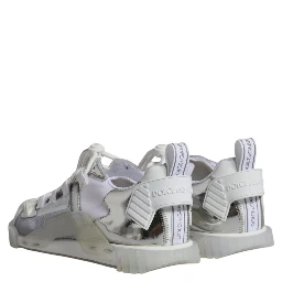 White Silver Low Top NS1 Sneakers Shoes