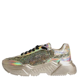 Gold Sequin Iridiscent Daymaster Sneakers Shoes