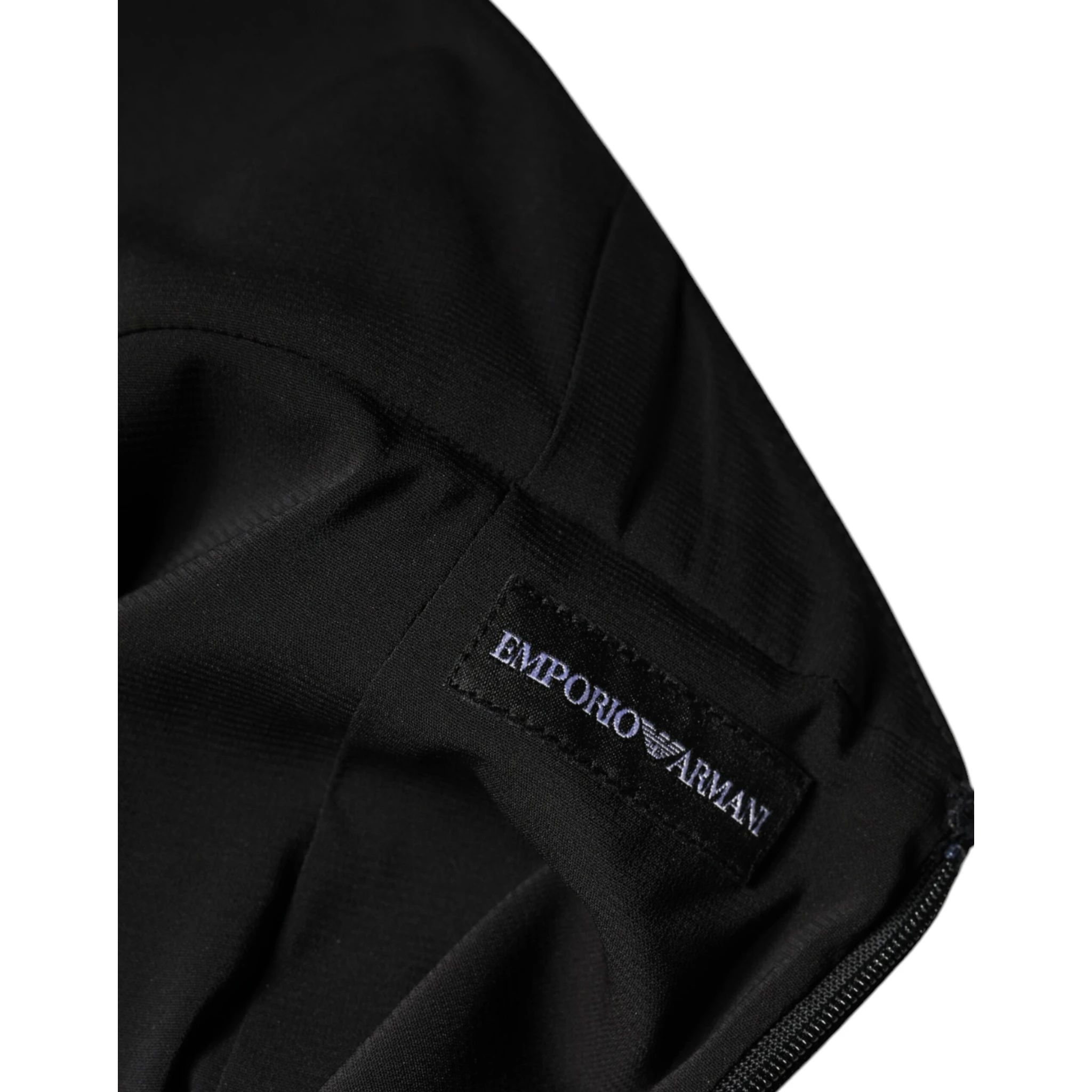 Black Sleeveless Halter Sheath Long Gown Dress