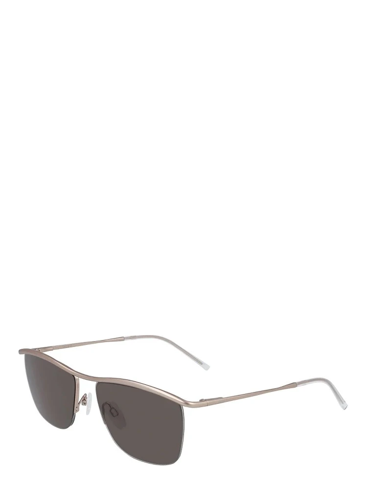 Rose Gold Metal Sunglasses