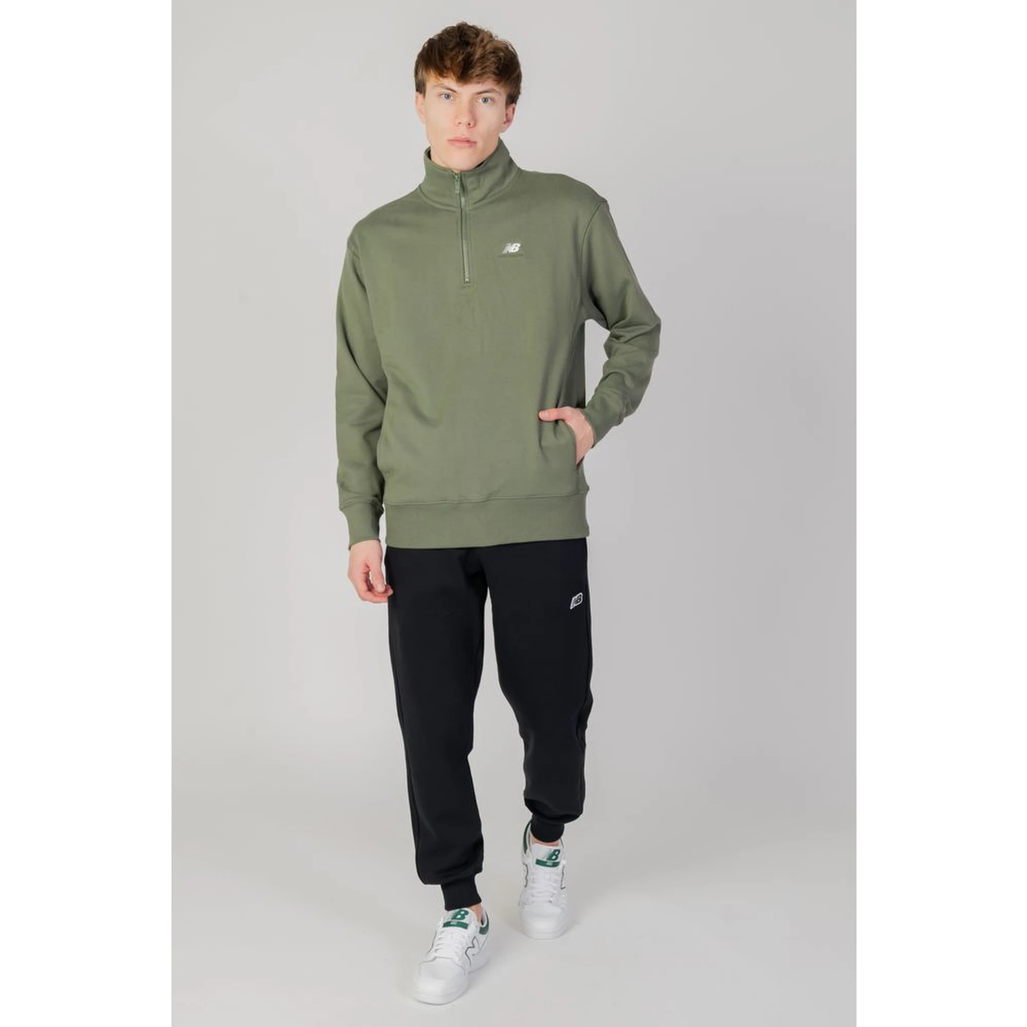 Green Cotton Sweatshirt