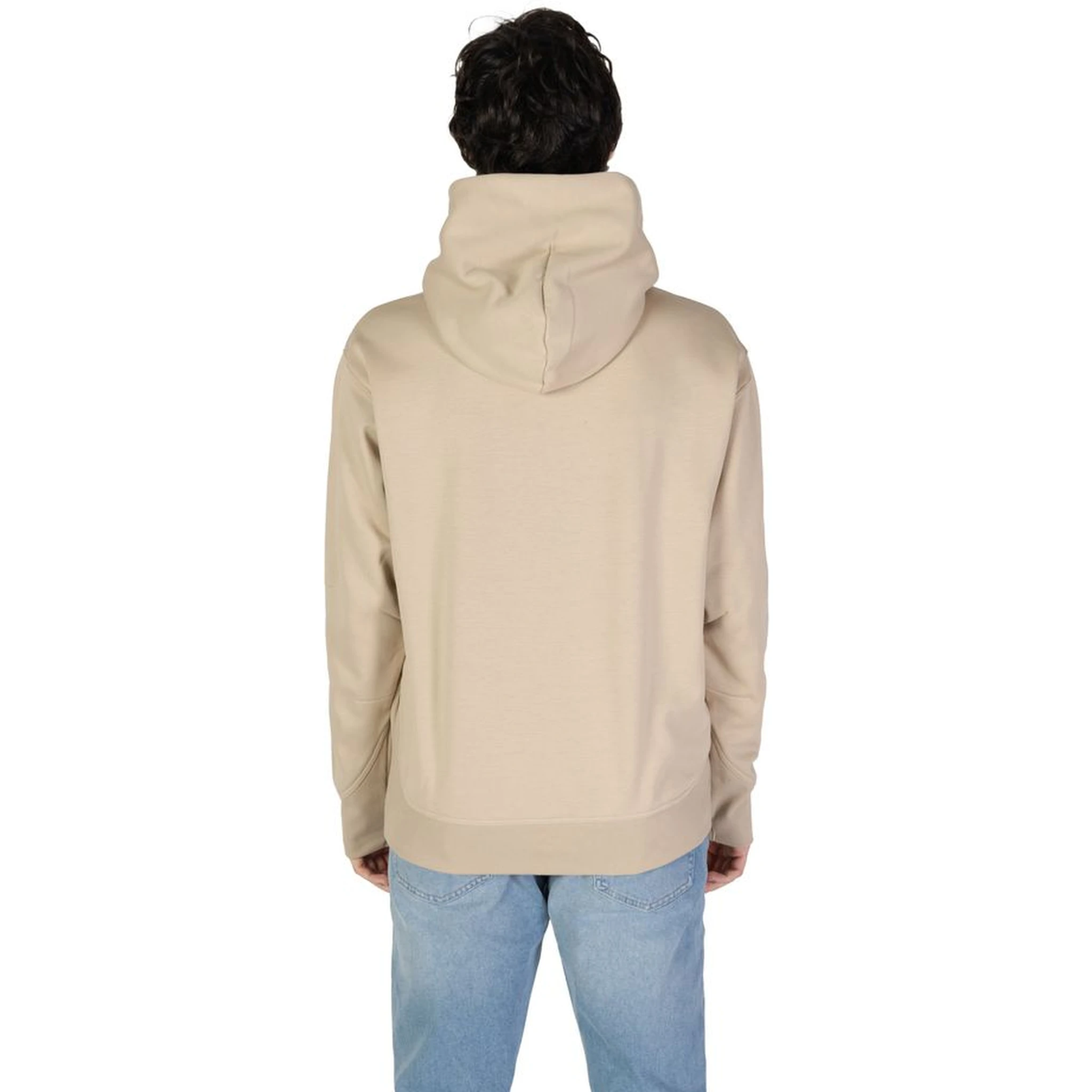 Beige Recycled Polyester Hoodie