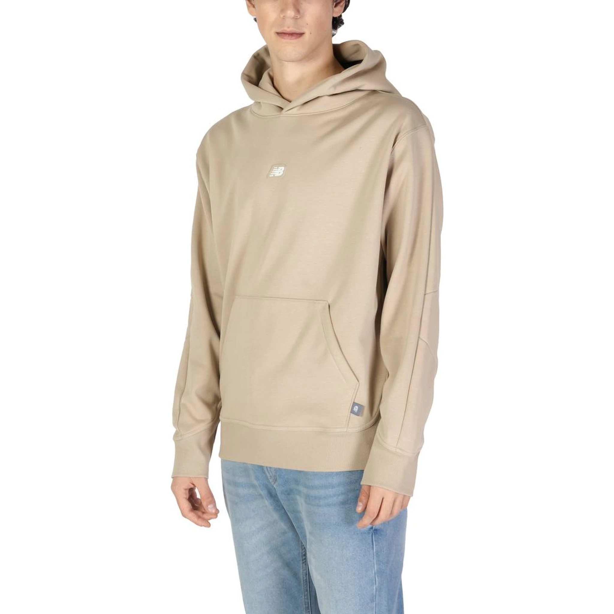 Beige Recycled Polyester Hoodie