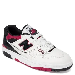 Red Leather Athletic Sneakers