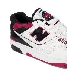 Red Leather Athletic Sneakers