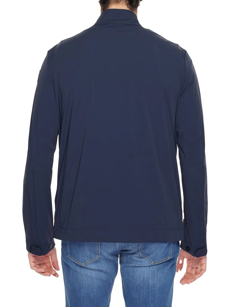 Blue Nylon Full-Length Jacket alternative