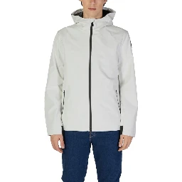 Cream Polyester Shell Jacket