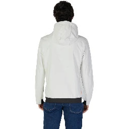 Cream Polyester Shell Jacket