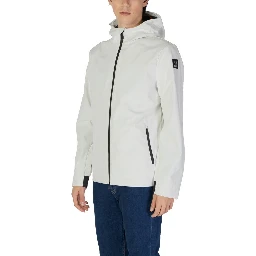 Cream Polyester Shell Jacket