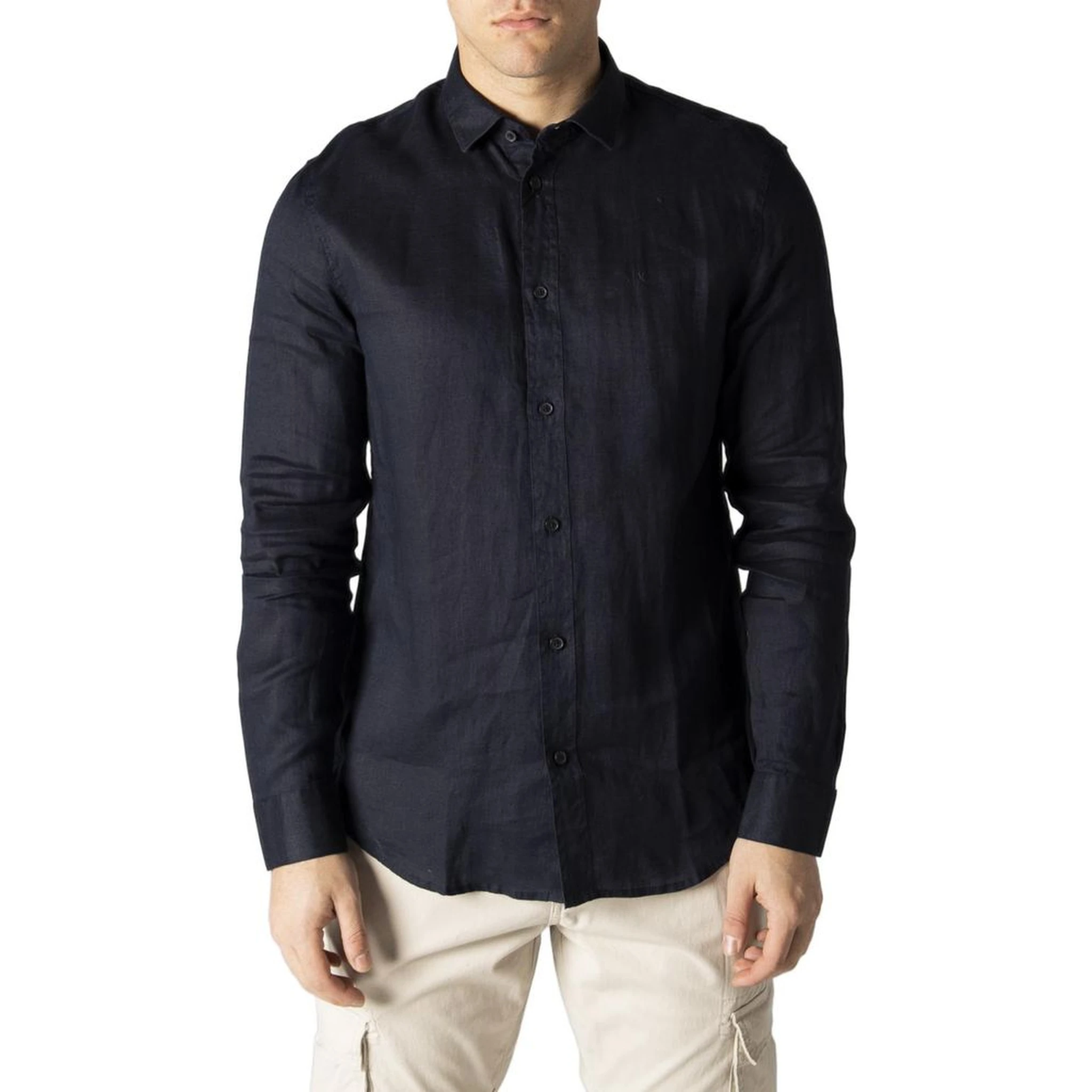 Men's Regular Fit Linen Shirt