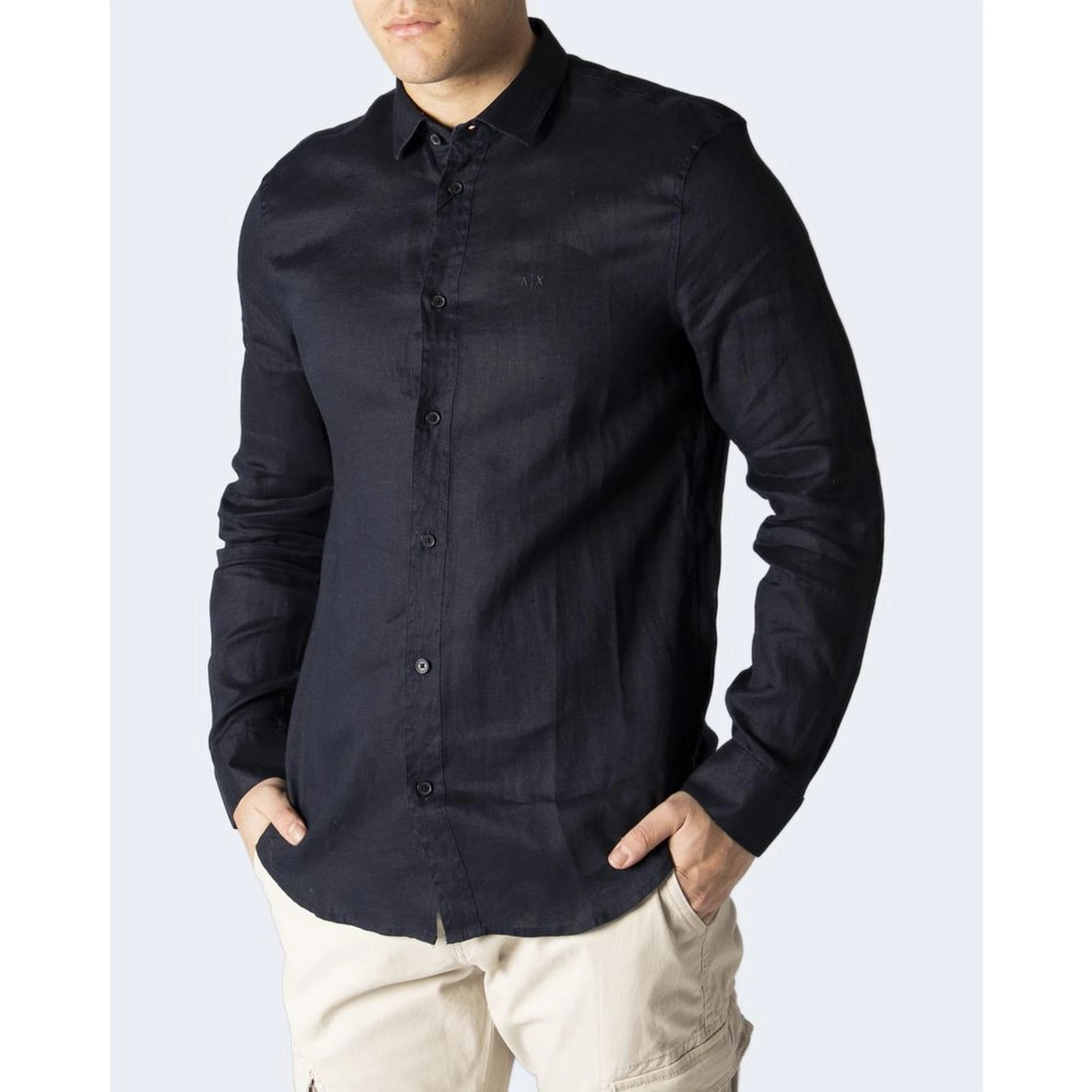 Men's Regular Fit Linen Shirt