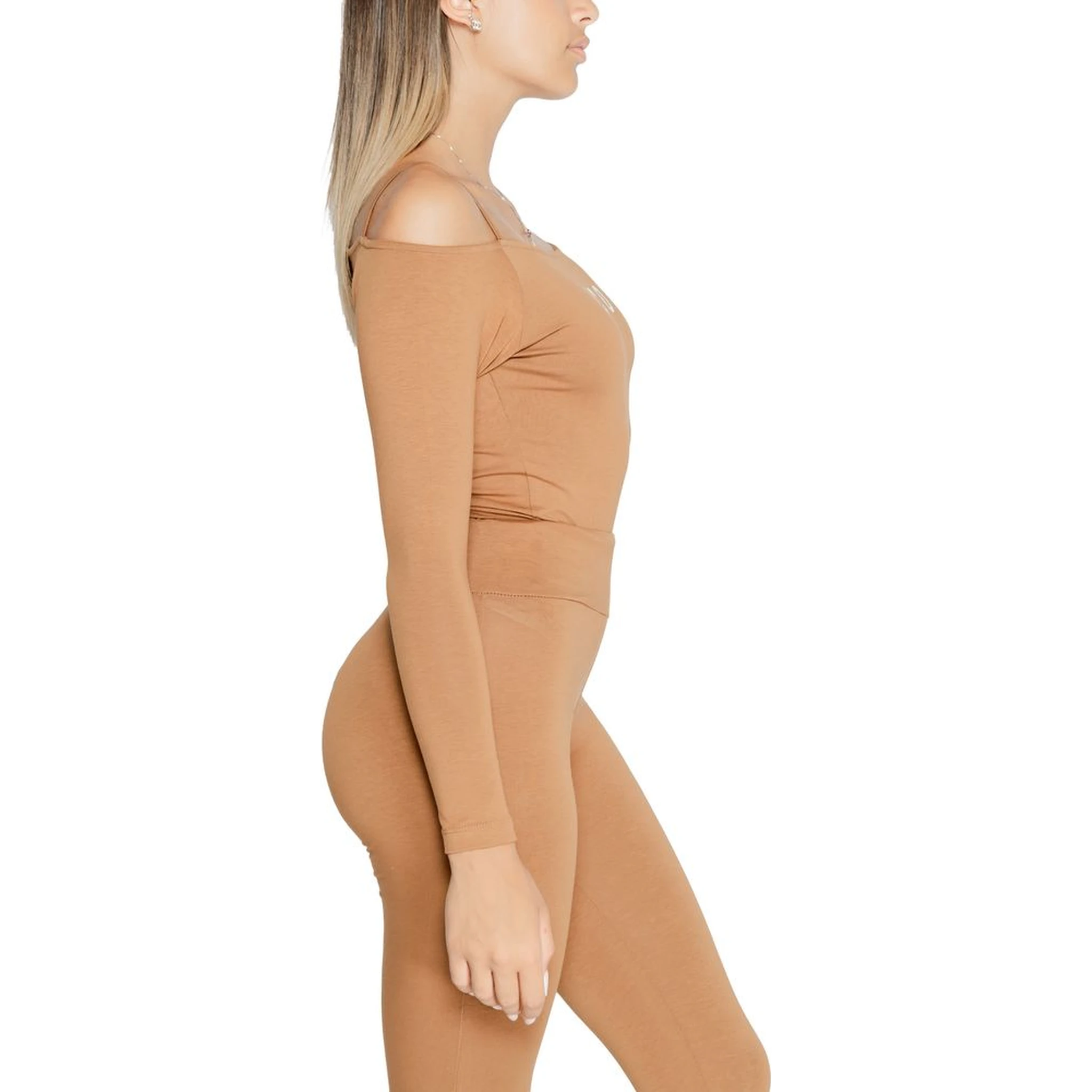 Brown Cotton Bodysuit