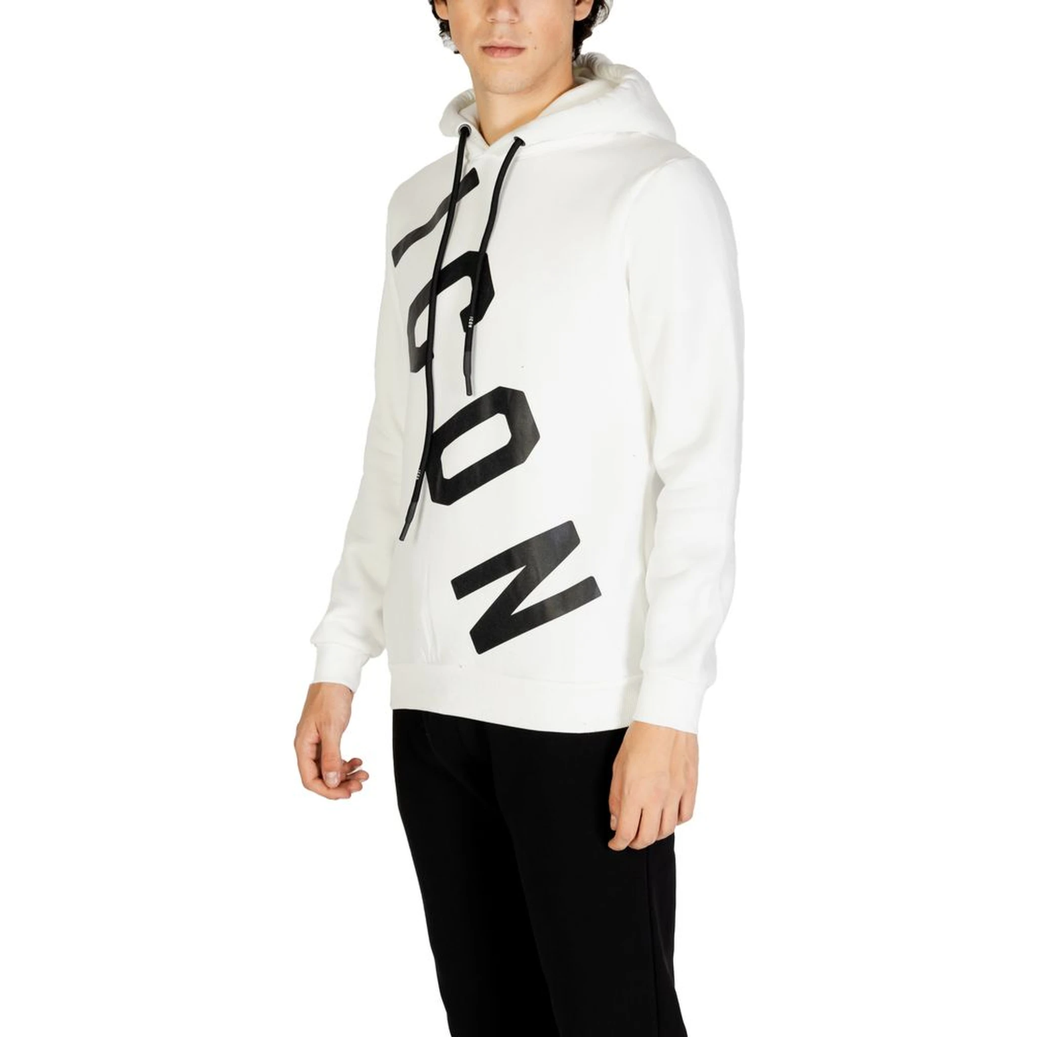 White Cotton Hoodie