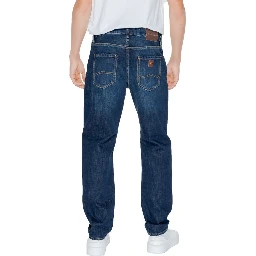 Blue Cotton Skinny Jeans