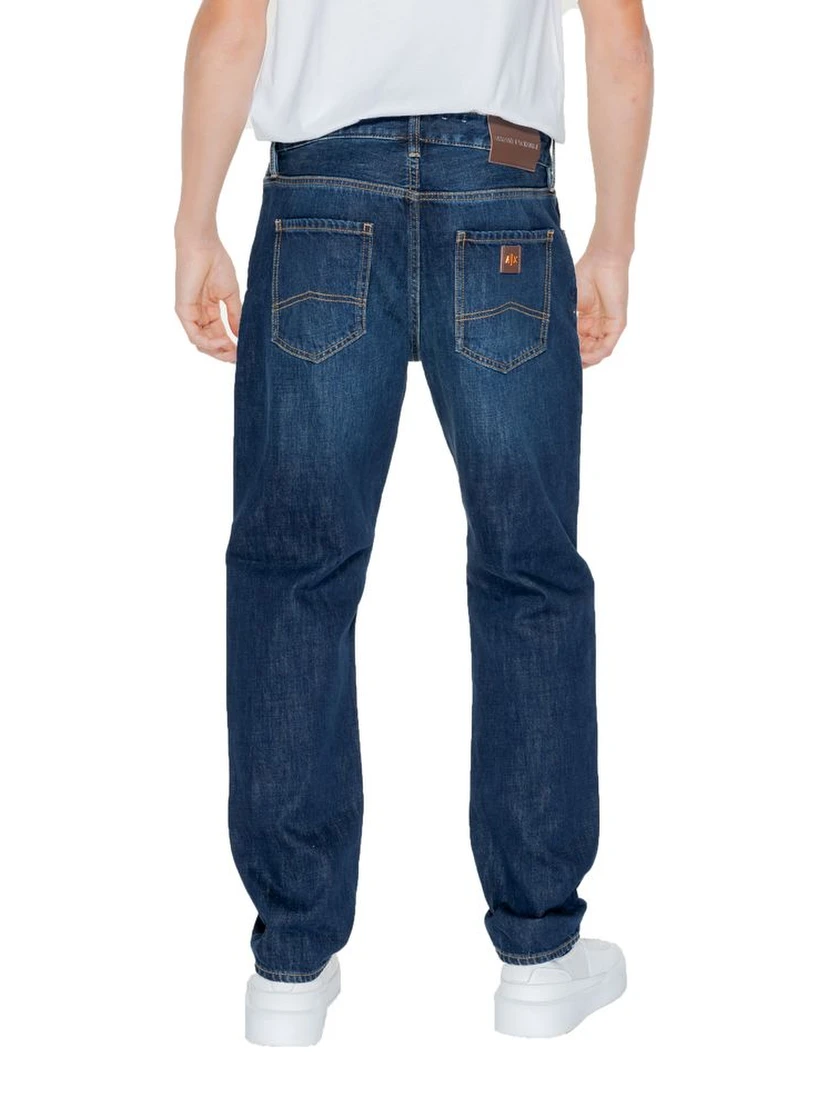 Blue Cotton Skinny Jeans