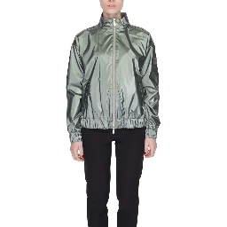 Green Polyester Shell Jacket