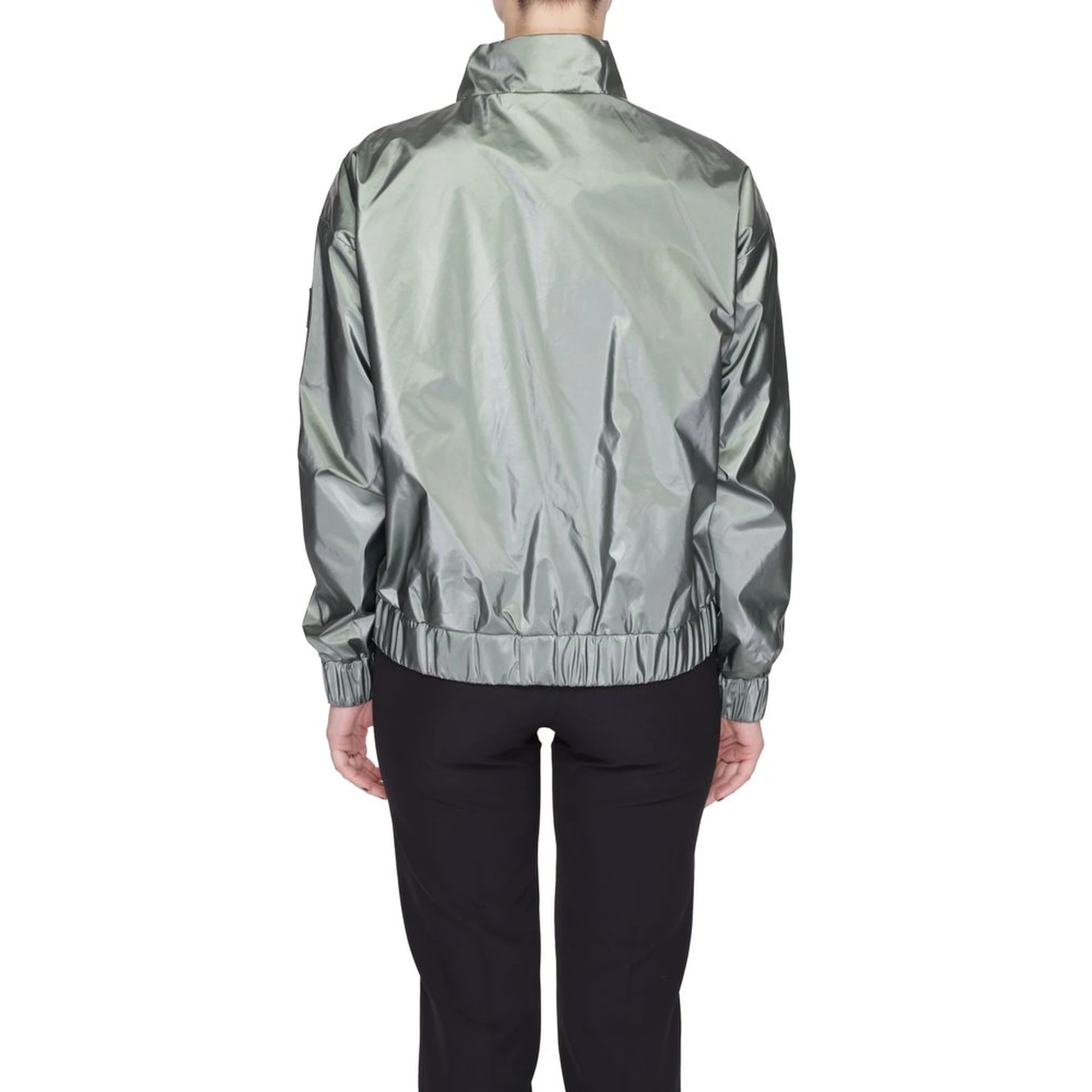 Green Polyester Shell Jacket