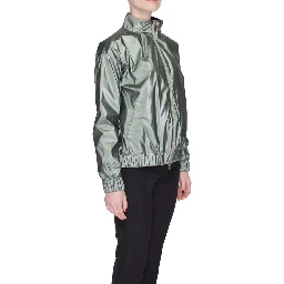 Green Polyester Shell Jacket