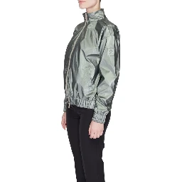 Green Polyester Shell Jacket