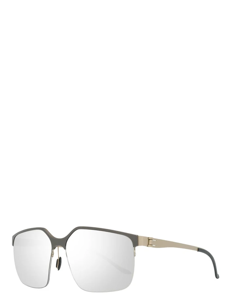 Gray Metal Sunglasses