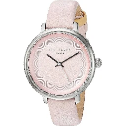 Multicolor Leather Dress Watch
