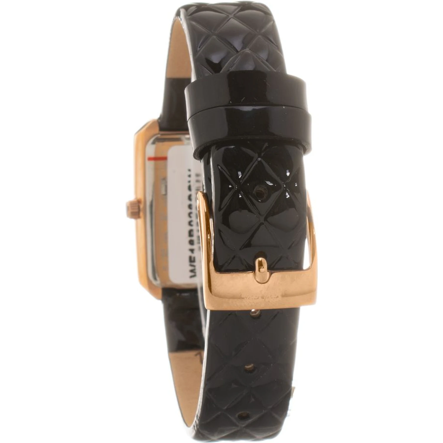 Black Leather Dress Watch