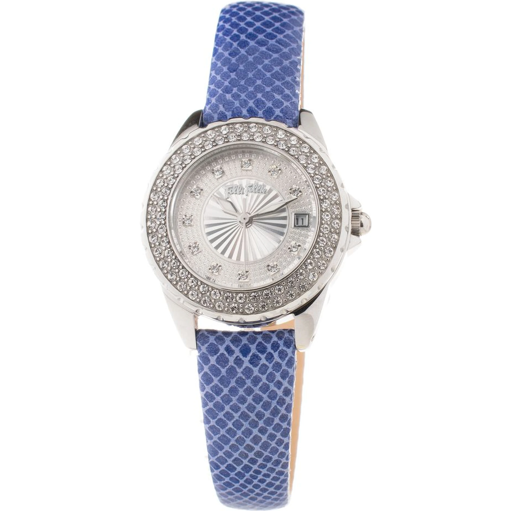 Blue Leather Dress Watch