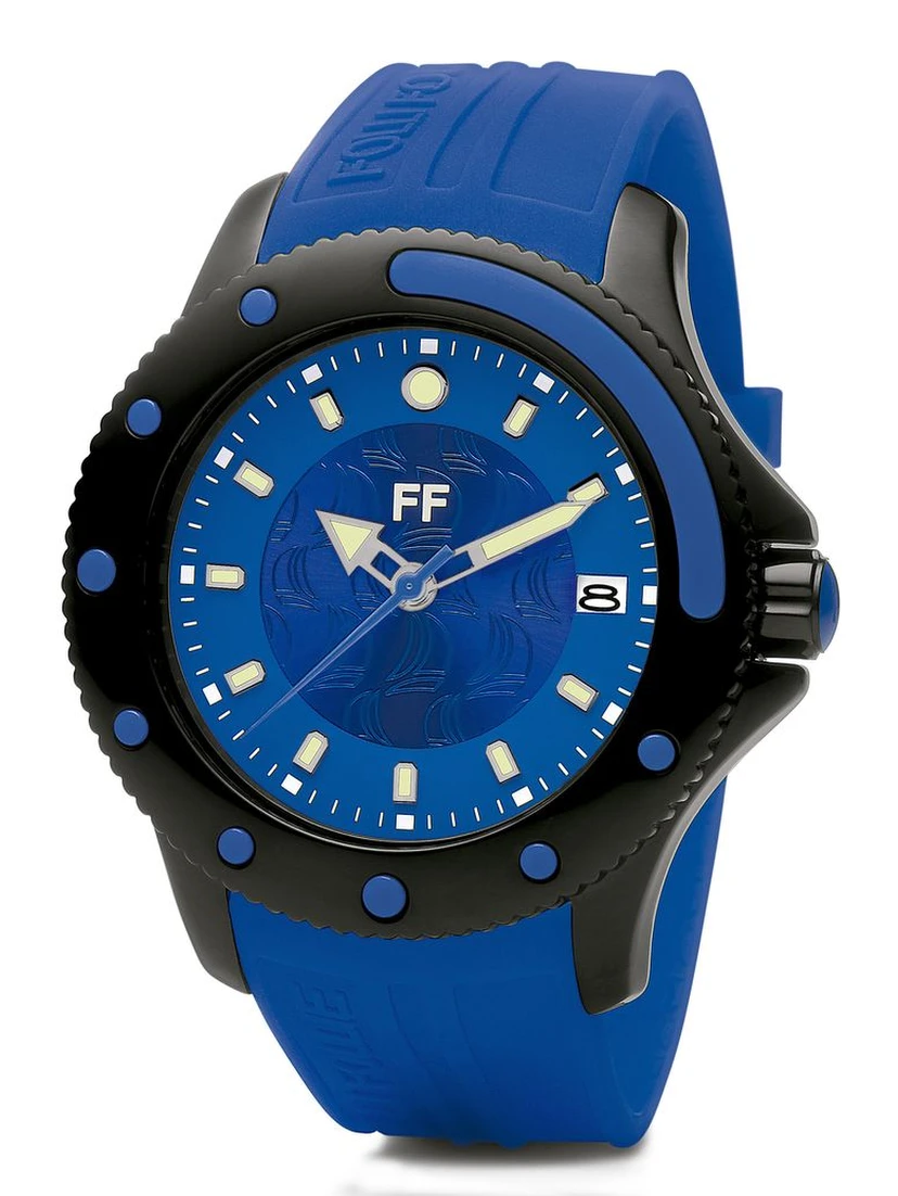 Blue Synthetic Sport Watch