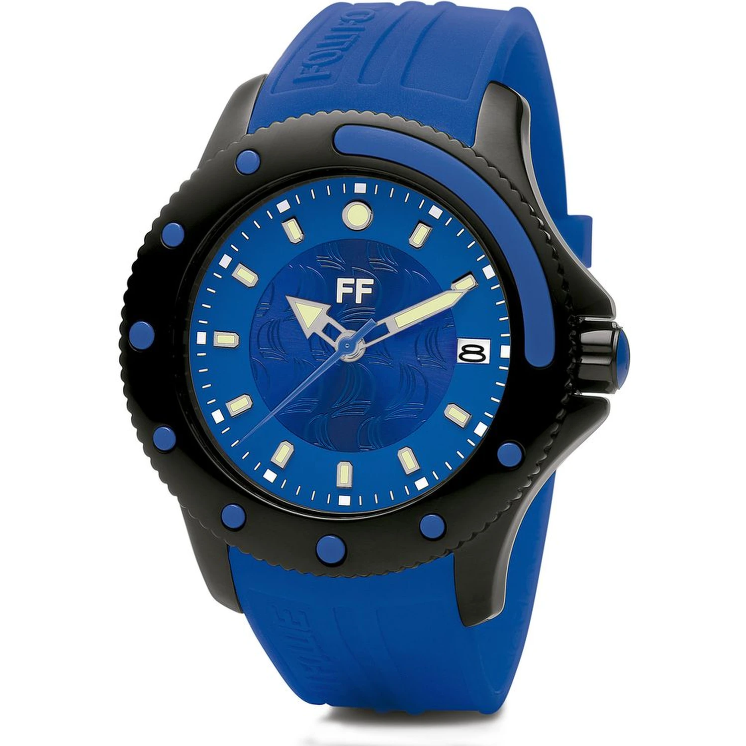 Blue Synthetic Sport Watch