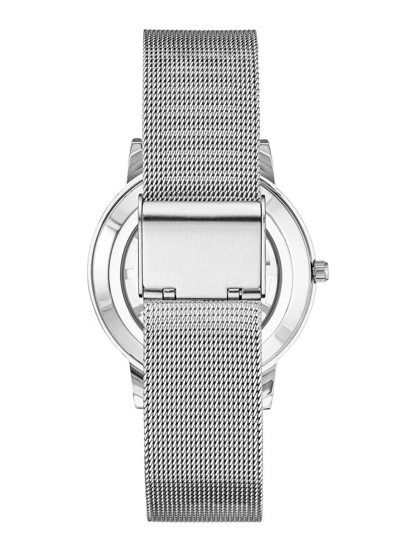 Silver Stainless Steel Dress Watch