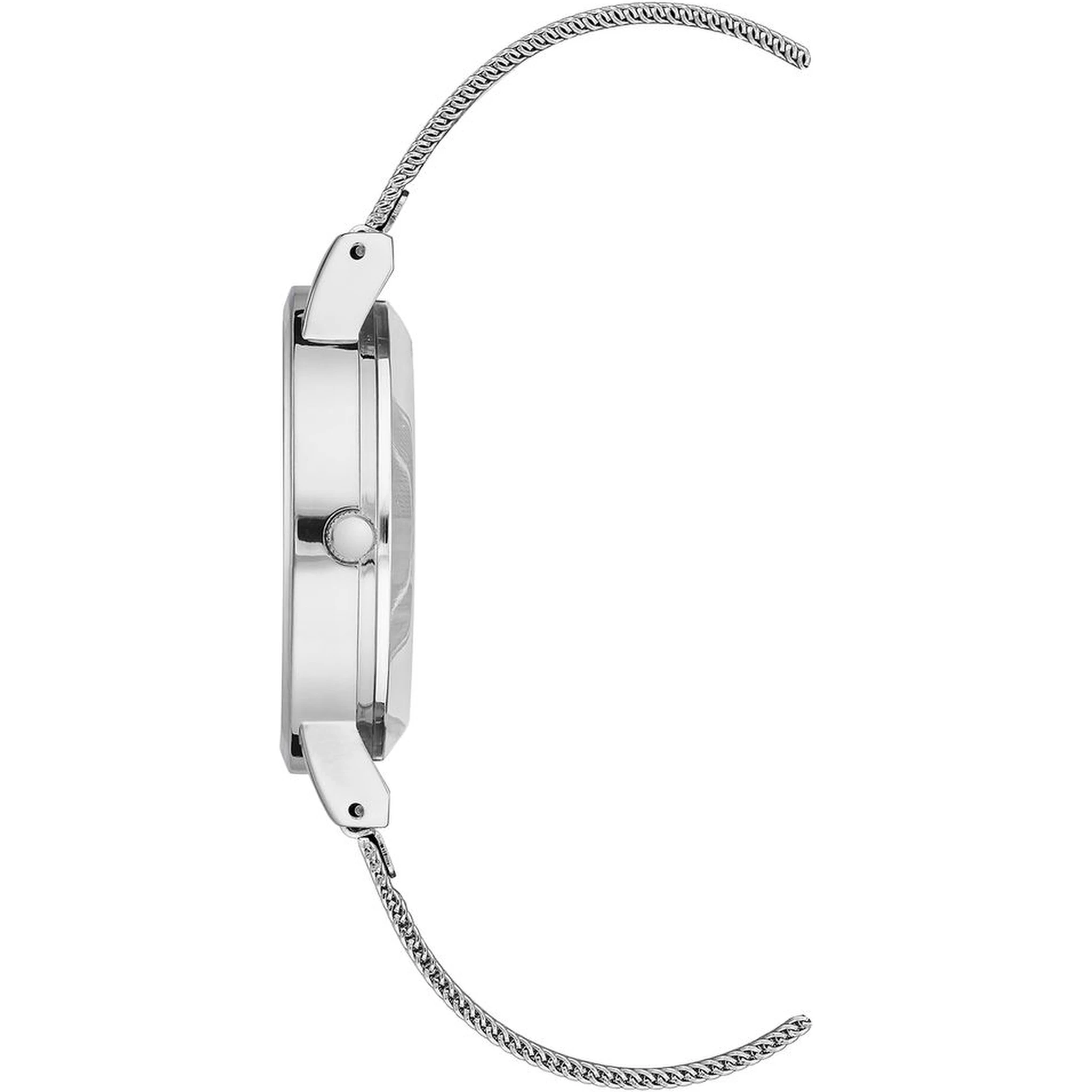 Silver Stainless Steel Dress Watch