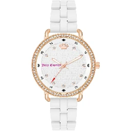 White Metal Dress Watch