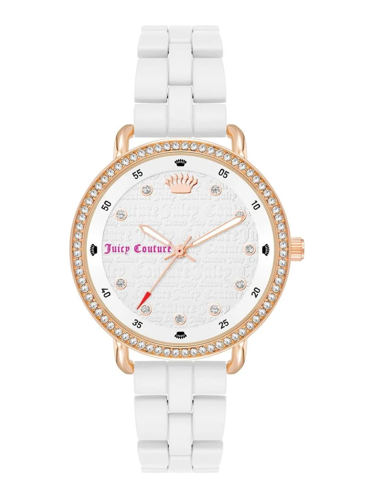 White Metal Dress Watch