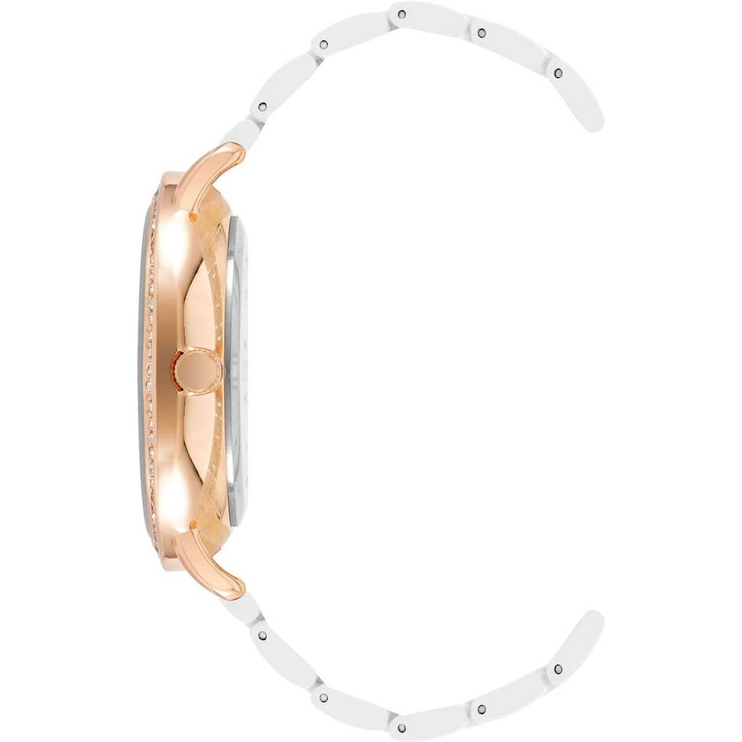 White Metal Dress Watch