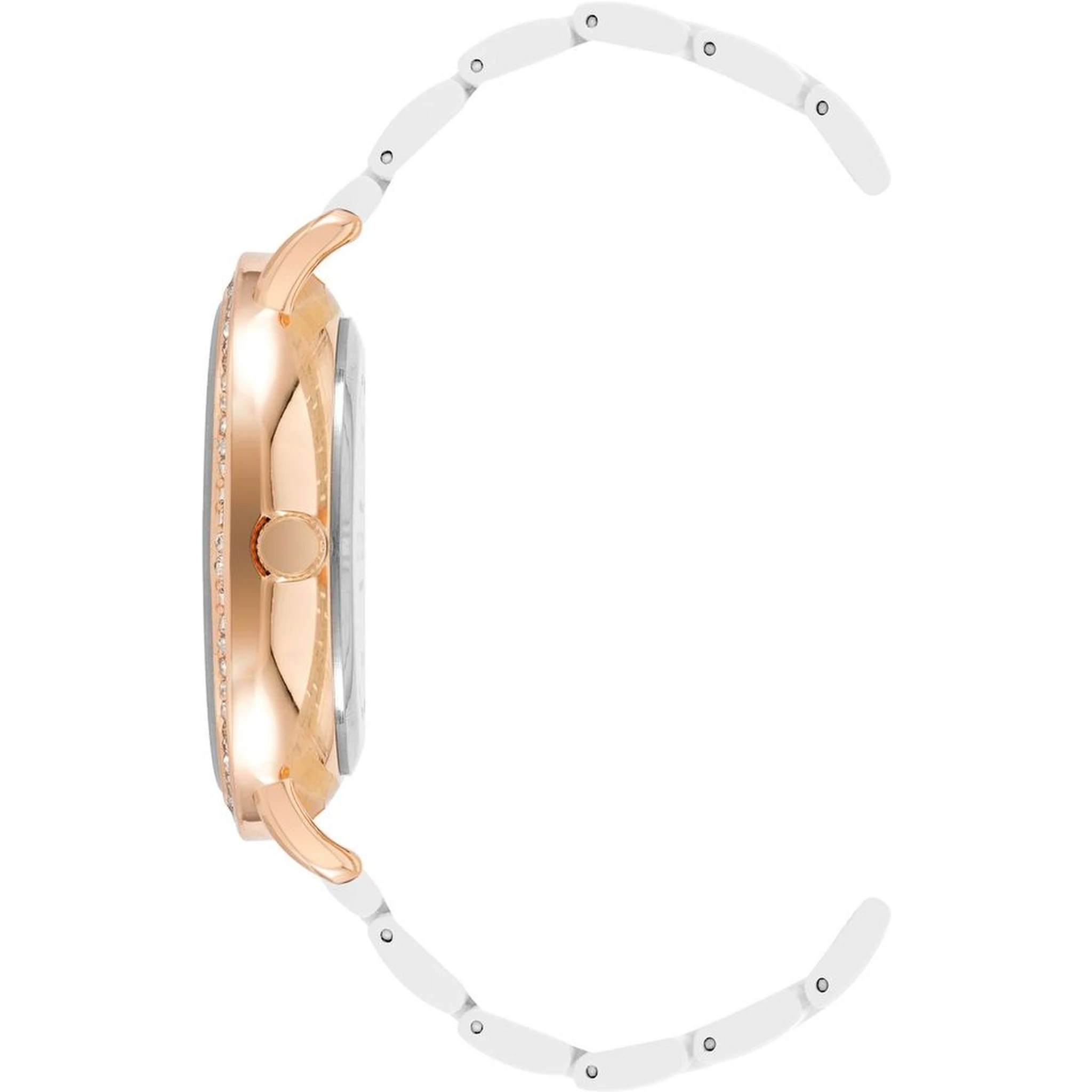 White Metal Dress Watch