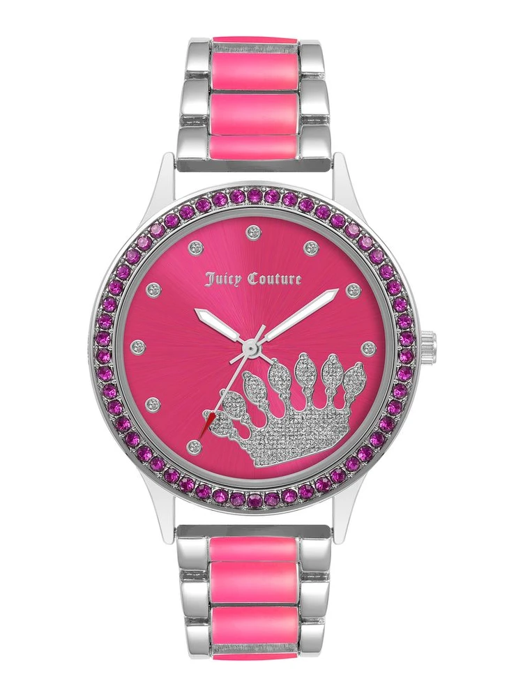 Multicolor Metal Dress Watch