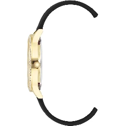 Black Synthetic Dress Watch